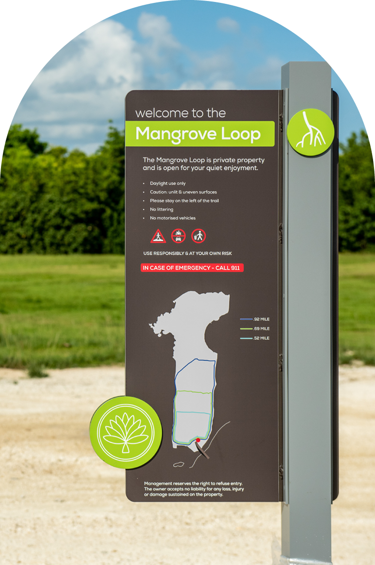 Mangrove loop sign